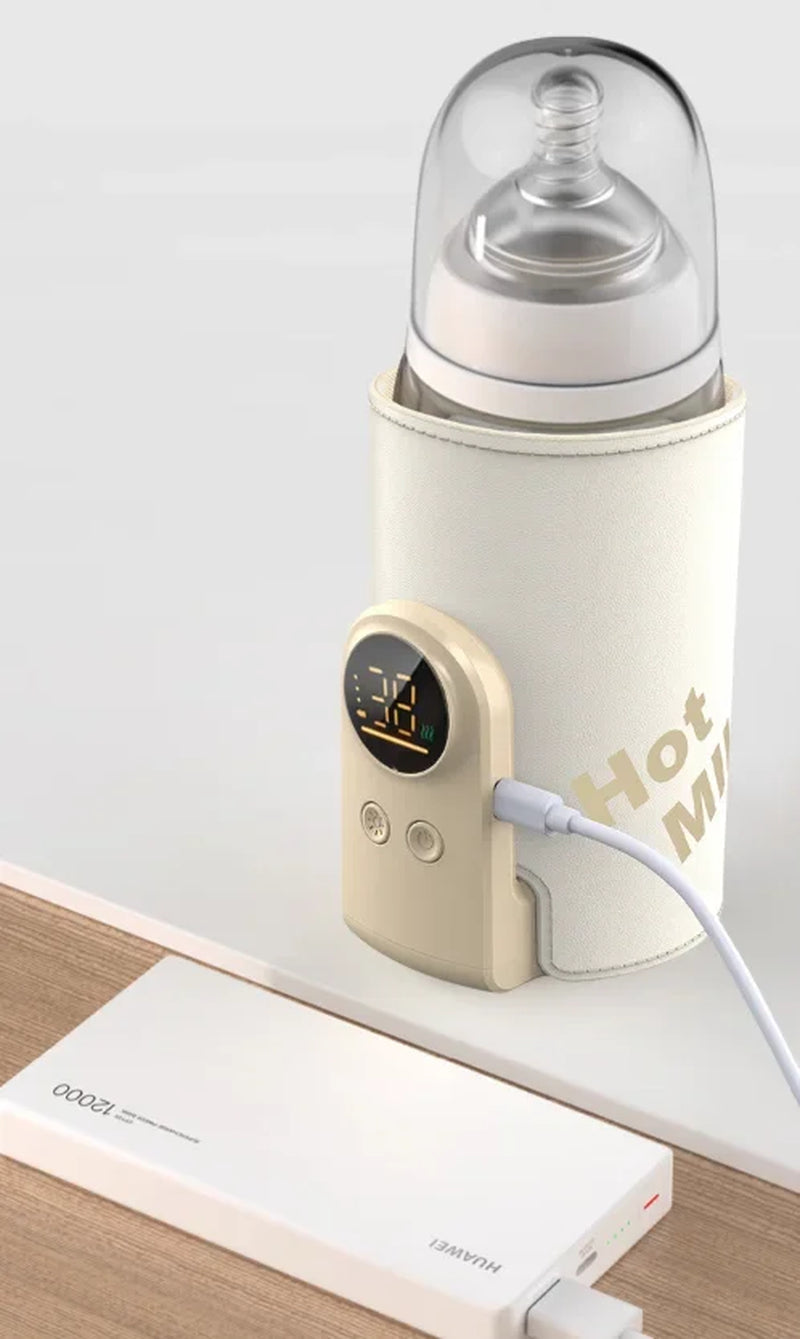10000Mah Baby Bottle Warmer 5 Heat Level Multifunction Breast Milk Warmer Accurate Temperature Control Baby Bottle Heat