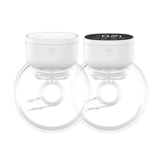Wearable Electric Breast Pump with Touch Panel and LED Display Screen Hands Free Portable Milk Extractor Bpa-Free Milk Collector